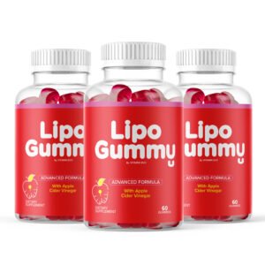 (3 Pack) Lipo Gummy for Weight Loss, LipoGummy Fat Burn ACV (180 Gummies)