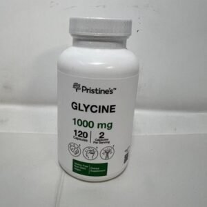 PRISTINE'S Glycine 1000MG Amino Acid Sleep Supplement 120 Capsules - 60 Day
