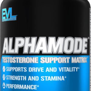 Evlution Nutrition AlphaMode - Natural Testosterone Booster - 30 Servings