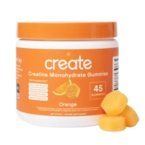 Create Wellness Creatine Monohydrate Sports Nutrition Supplements Gummies