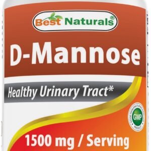 Best Naturals D-Mannose 1500 mg 120 Capsules