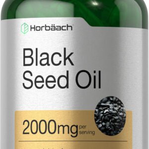 Black Seed Oil 2000mg | 120 Softgel Capsules | Nigella Sativa | by Horbaach