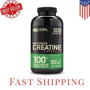 Optimum Nutrition 100% Pure Micronized 2500mg Creatine Monohydrate 300 Capsules