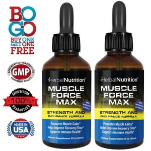 Body Building Supplement Muscle Force Max  2 Bottle Pack 175mg Growth Formula