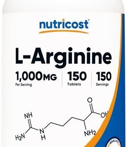 Nutricost L-Arginine 1000mg, Amino Acid Tablets (150 Tablets)