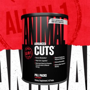 UNIVERSAL NUTRITION ANIMAL CUTS Advanced Fat Burner All-In-1 Thermogenic 42 Pack