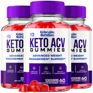 Ketocalm Nutrition Keto Gummies - ACV Gummys For Weight Loss ORIGINAL - 3 Pack