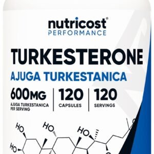 Nutricost Turkesterone Dietary Supplement 600mg, 120 Capsules
