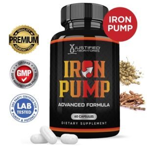 Iron Pump for Men Advanced Formula 1484MG Iron Pump Pills Vitamin Supplement