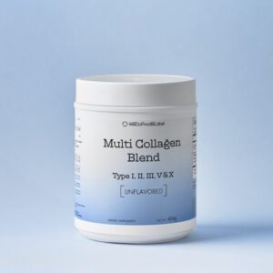 Multi Collagen Peptide Blend Type I II III V X Unflavored 7g Protein