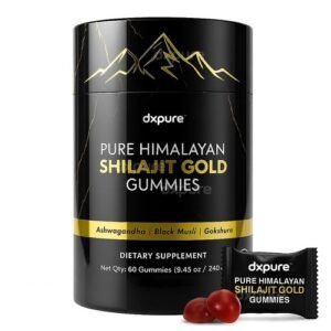 Pure Himalayan Shilajit Gold Gummies 3000mg With Ashwagandha Gokshura