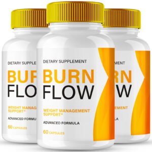 (3 Pack) BurnFlow Capsules for Weight loss, Burn Flow Fat Burner Formula Pills