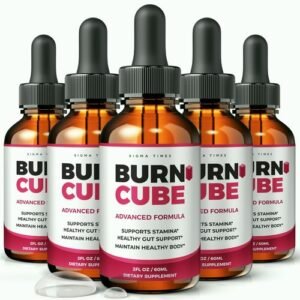 Burn Cube Drops for Weight Loss, BurnCube Metabolism Support - 5 Pack