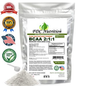BCAA FREE FORM - 1000g 100% PURE KOSHER POWDER GYM Workout Supplyment