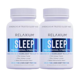 2-Pack Relaxium Sleep Natural Dietary Supplement for Better Sleep (120 Capsules)
