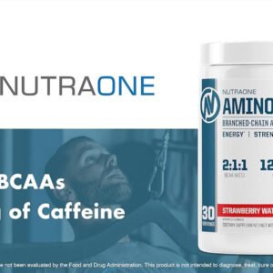NUTRAONE NUTRITION AMINO ENERGY Branched Chain Amino Acids BCAA 125 mg Caffeine