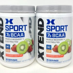 2x Sport®, 7G BCAA, Strawberry Kiwi Splash, 12.2 oz (345 g) EXP 02/2026