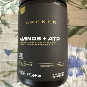 Spoken Nutrition Aminos ATP NSF Certified Sport Fruit Punch Powder Supplement