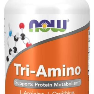 L-Arginine L-Ornithine L-Lysine Tri Amino Acids 120 Caps Now Foods Kosher