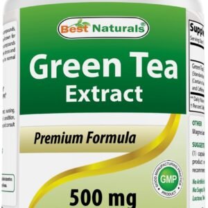 Best Naturals Green Tea Extract 500 mg 250 Capsules
