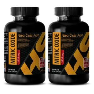 post workout pills - NITRIC OXIDE 3150mg - sport supplements - 2 Bottles