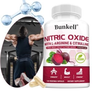 Increased Muscle Pump - L-ARGININE 500mg - L-Arginine Plus - 2 Bot 200 Capsules