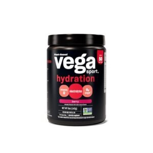 Vega Sport Hydration Electrolyte Powder Berry - Post Workout Recovery Drink 5 oz