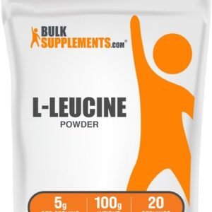 L Leucine Powder 5000Mg Unflavored Amino Acid Supplement For Active Lifestyle