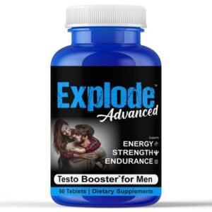 Men Testosterone Booster Enhancement Pills, Support Energy Performance Libido 60