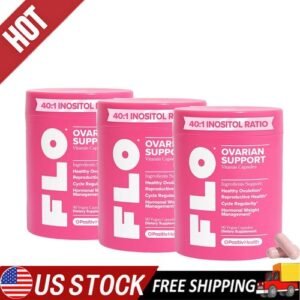 3 Packs FLO Ovarian Support Vitamin Capsules Dietary Supplement Hormone Balance