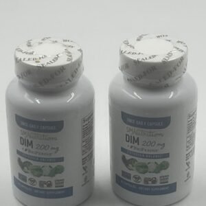 2 Pack SM Nutrition DIM 200mg with BioPerine Supplement (60 Capsules) Exp 10/25