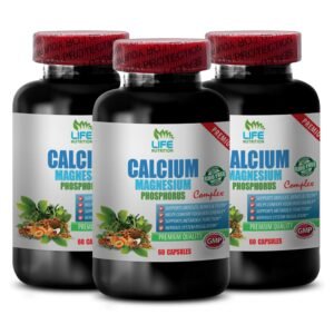 muscle growth supplement - CALCIUM MAGNESIUM COMPLEX - metabolism boost - 3 Bot