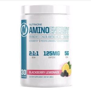 NUTRAONE NUTRITION AMINO ENERGY Branched Chain Amino Acids BCAA 125 mg Caffeine