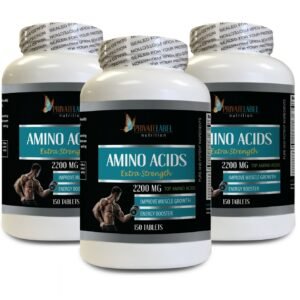 muscle strength supplement - AMINO ACIDS 2200MG - l-arginine bulk supplements 3B
