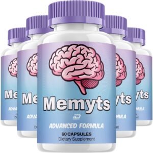 (5 Pack) Memyts Supplement Capsules – Memyts Natural Blend Memory Focus Pills