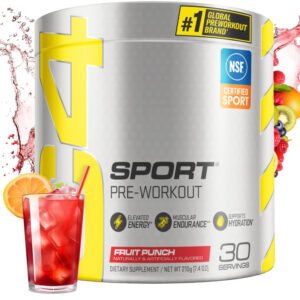 C4 Sport, Pre-Workout, Fruit Punch, 7.4 oz 30 Servings - EX 06/2026
