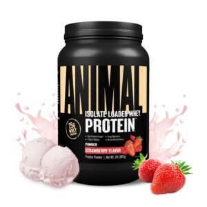 Animal Whey Isolate Protein Powder - Loaded for Pre & Post Workout Muscle
