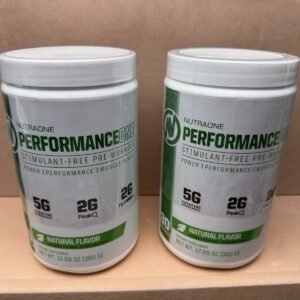 NUTRAONE PERFORMANCEONE | Qty. 2 | 25.38 Oz Total | Stimulant-Free Pre-Workout