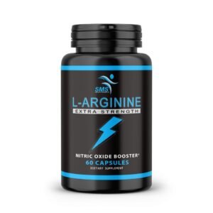 L-Arginine 1,000 MG Extra Strength Nitric Oxide & Circulation Boost 60 Ct By SMS