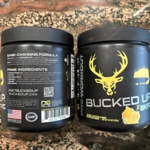 2 BUCKED UP PRE-WORKOUT Pump Focus Energy Endurance Strength Growth 60 Servings
