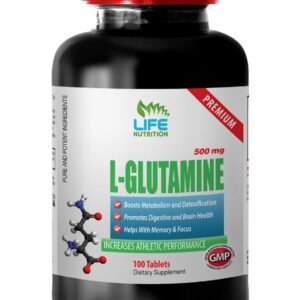 BCAA - L-Glutamine 500mg - Building Up Your Energy Tablets 1B