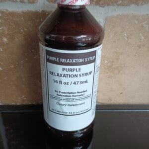 Purple Relaxation Syrup, 16 oz, Factory Sealed