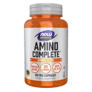 NOW Sports Amino Complete 120 Count Nutritional Supplement for Athletes