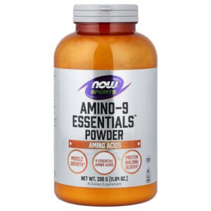 Now Foods Sports Amino-9 Essentials Powder 11 64 oz 330 g GMP Quality Assured