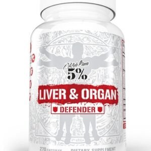 5% Nutrition Rich Piana LIVER AND ORGAN DEFENDER 270 Caps PCT Support