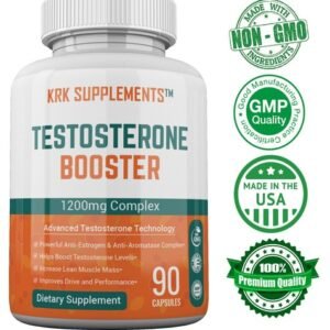 1 Bottle Testosterone Booster Tribulus Terrestris Chrysin Low Test Boost Natural
