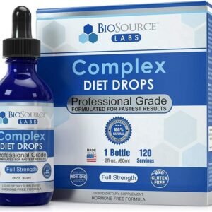 BioSource Labs Complex Diet Drops – Natural Weight Management Drops Unisex 2 oz