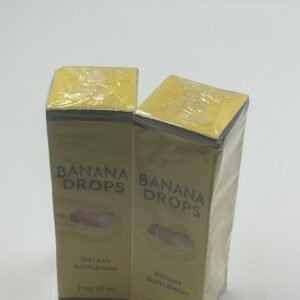 Banana Drops for Weight Loss Liquid Dietary Supplement 2-pk Exp 3/27 Free Ship