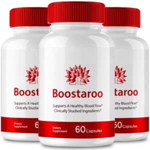(3 Pack) Boostaroo, Boostaroo Male Virility Blood Flow Supplement (180 Capsules)