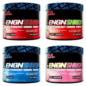 EVL Nutrition - ENGN Shred - Energy - Preworkout (30 Servings) ***CLUMPY***
